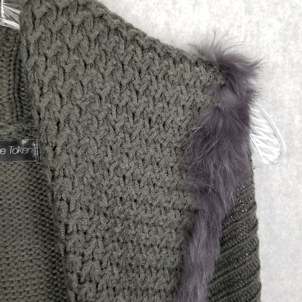 Love Token Rabbit Trimed Sweater Vest EUC - Picture 4 of 5
